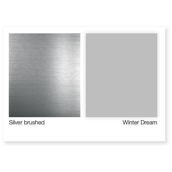 Hafele AluSplash Mutfak Tezgah Arası Kaplama Silver Brush/Winter Dreams