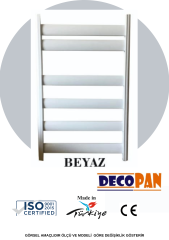 50x80 Decopan Alüminyum Beyaz Havlupan (6 dilim)