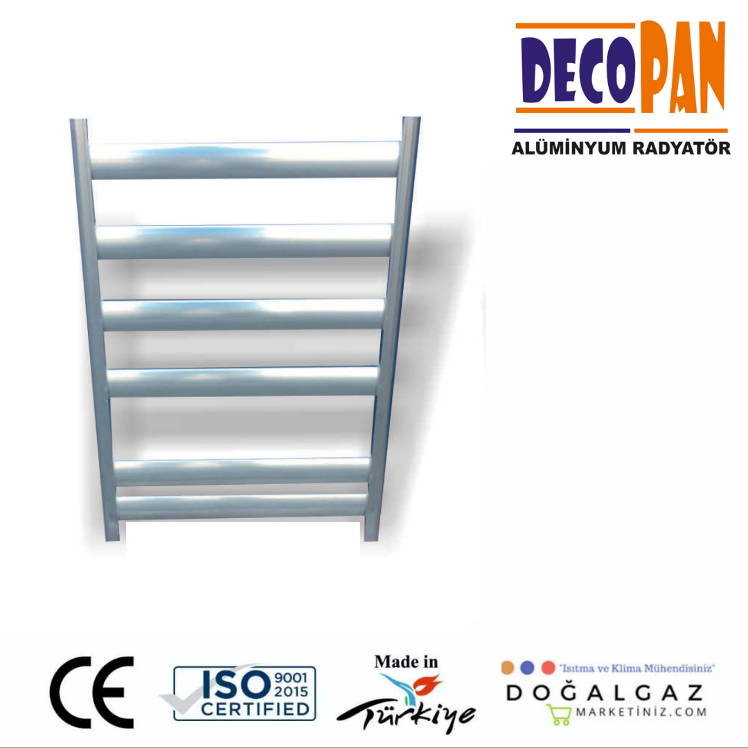 50x80 Decopan Alüminyum Eloksal Havlupan (6Dilim)