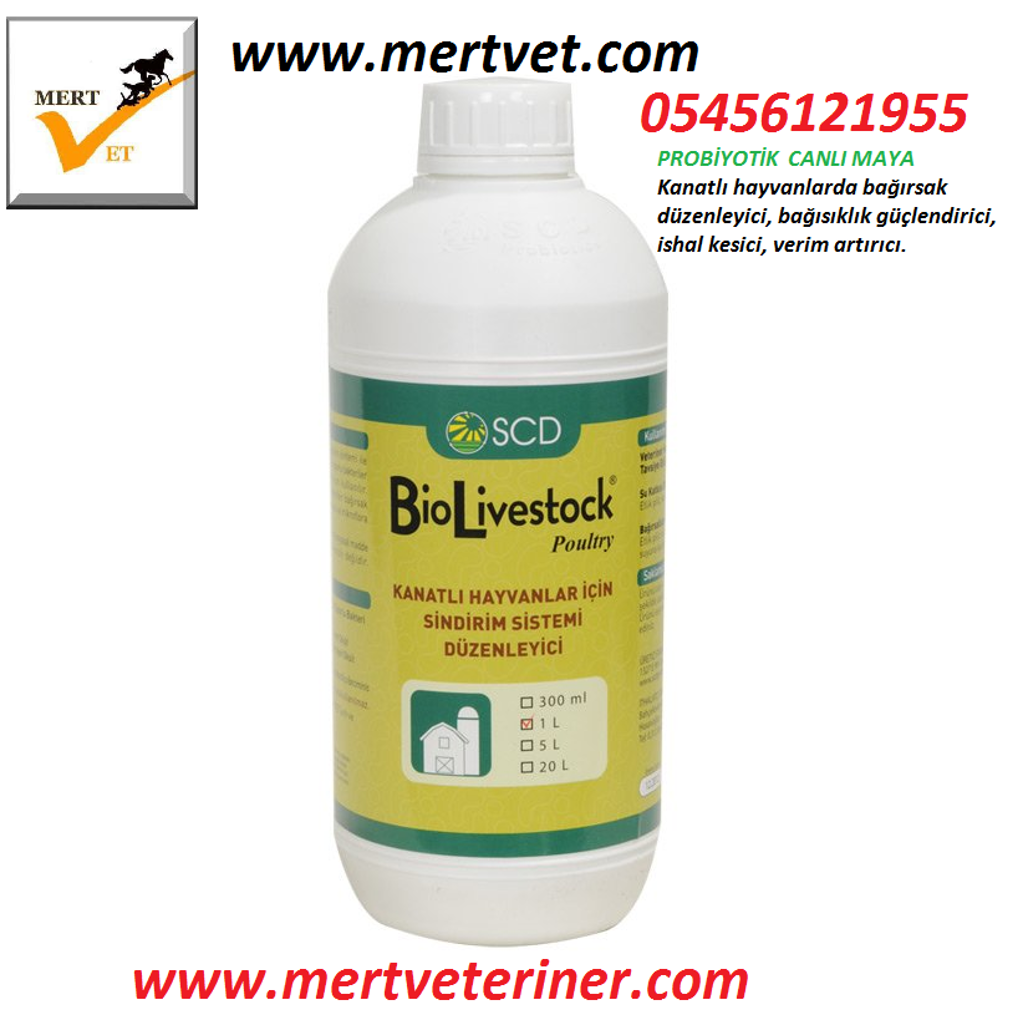 BİOLİVESTOCK PROBİYOTİK 300 ML