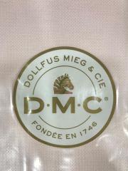 DMC 14 Ct Etamin Kumaşı(Açık Pembe-Açık Yeşil)