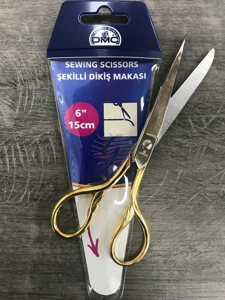 Dmc Şekilli Dikiş Makası U5610-Altın (15 cm)