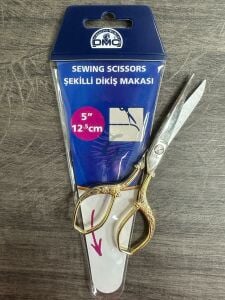 Dmc Şekilli Dikiş Makası U5611-Altın(12.5 cm)