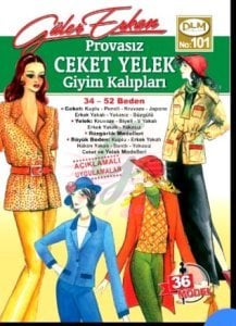 Güler Erkan'ın Provasız Ceket-Yelek Giyim Kalıpları No:101