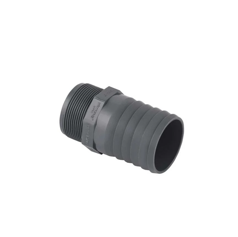 UH-PVC PN16 Dış Dişli Hortum Adaptörü 20 mm