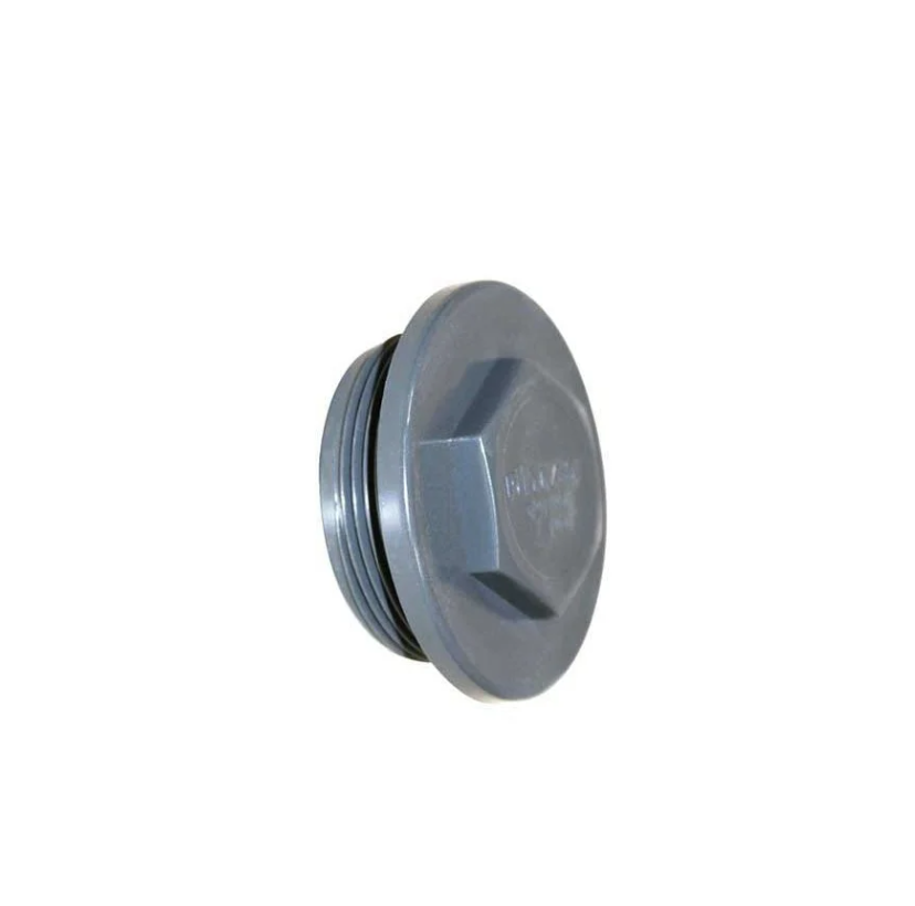 UH-PVC PN16 Dıştan Dişli Kör Tapa 2 1/2\'\'