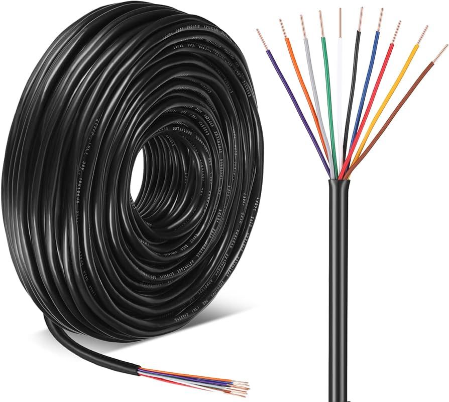 Otomatik Sulama ve Sinyal Kablosu 7X08MM 7 Renk Kodlu 100 Metre