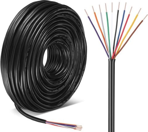 Otomatik Sulama ve Sinyal Kablosu 7X08MM 7 Renk Kodlu 100 Metre
