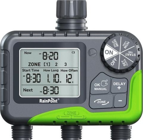 RainPoint ITV305 Mini Dijital 3-ZONE Hortum Su Zamanlayıcısı