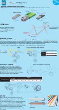 Shimano OT-SP41, OT-RS900 Optislick Ön+Arka İç-Dış Vites Kablo Seti Kırmızı