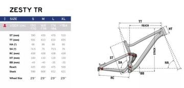 29 Lapierre Zesty TR 3.9 11v H.Disk Fren Dağ Bisikleti