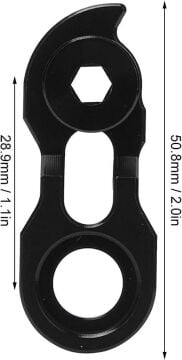 QRD RA105 Alüminyum CNC Kadro Kulağı Uzatma Aparatı Siyah