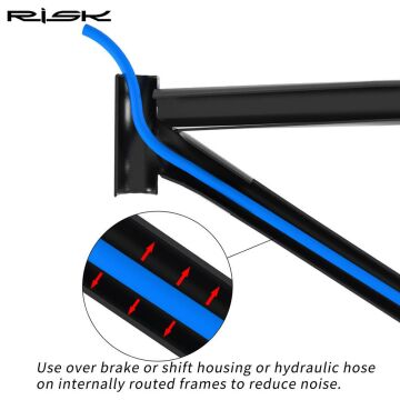 Risk C306 Bisiklet Kadro İçin Kablo Ses Engelleyici 1.5m