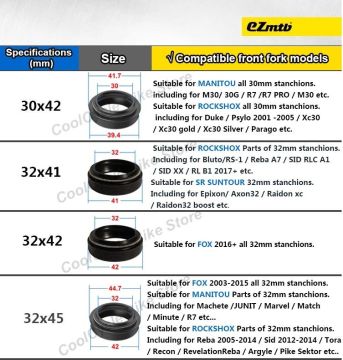 EZmtb 40-50 Flanşsız Amortisör Keçesi , Sünger Halka ve Montaj Anahtarı