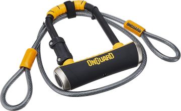 Onguard 8008 Pitbul Mini Anahtarlı U-Kilit Dt Kablolu