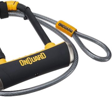 Onguard 8008 Pitbul Mini Anahtarlı U-Kilit Dt Kablolu