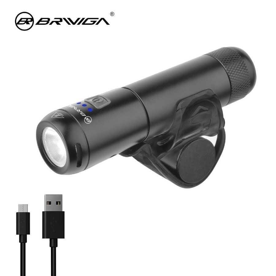 Briviga LW-F800 900 Lümen Usb Bisiklet Ön Lamba