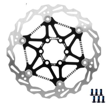 EZmtb 160mm Ultra Lightwieght Anodized Quick Cooling 6 Vida Rotor