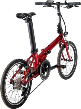 20 Dahon Unio E20 V-Fren Elektrikli Katlanır Bisiklet Kırmızı