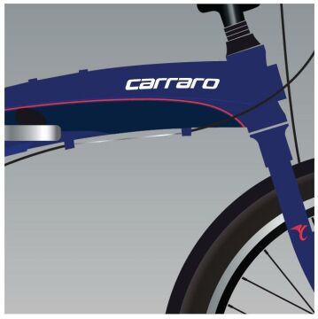 20 Carraro Flexi 107 7v V-Fren Katlanır Bisiklet