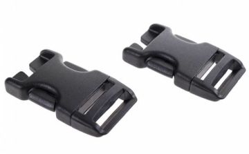 Ortlieb E135 Rack-Pack için Yan Tokalar-Stealth- side-release buckles for Rack-Pack