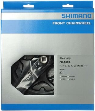 Shimano Tourney FC-A070 2li 50-34T 170mm Kapaklı Yol Bisiklet Aynakolu