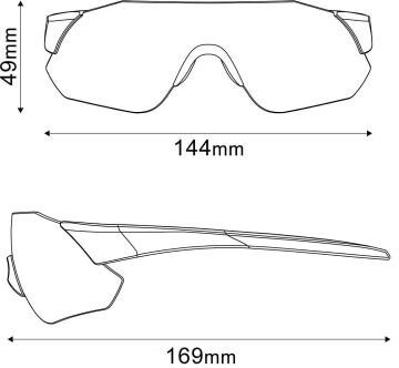 Shimano Aerolite CE-ARLT1-HC Ridescape HC Gözlük Siyah Çerçeve