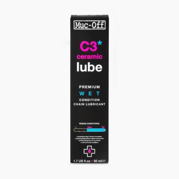 Muc-Off C3 Wet Weather Ceramic Islak Ortam Bisiklet Zincir Yağı 120ml