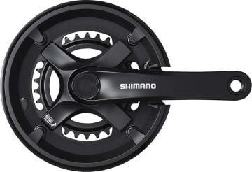 Shimano FC-TY501-2 46-30t 170mm 7-8V 2li Aynakol Kapaklı Siyah*