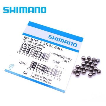 Shimano WH-M765-F 3/16'' Çelik, Bisiklet Ön Göbek Bilyesi 22li Paket Y4BB98030