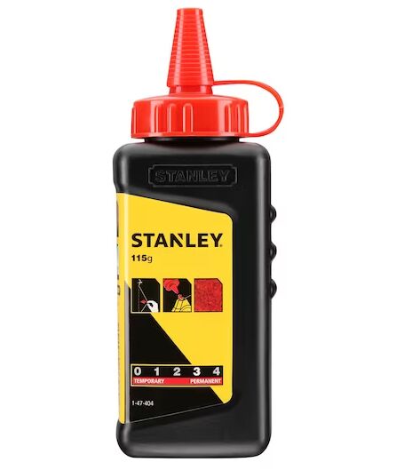 Stanley 147404 115gr Çizim İpi Boyası - Kırmızı 1-47-404