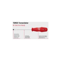 Ceta Form 4000M/6ST1 6 Parça Torex Tornavida Takımı - Düz/yıldız