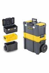 Stanley STST1-80151 Essential Serisi 3 Katlı Dikey Serisi Tekerlekli Takım Çantası