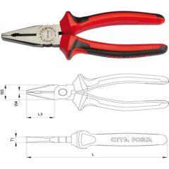 Ceta Form 160MM E01-41-0160 Kombine Pense (Polisajlı/duotech Sap)