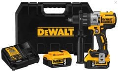 Dewalt DCD996P2 18V 5.0 Ah Li-ion Çift Akülü Kömürsüz Profesyonel Darbeli Matkap