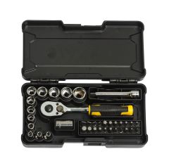 Stanley STMT82672-0 1/4 Kompakt Lokma Takımı ve Bits Uç Seti 37'li