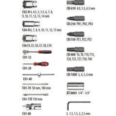 Ceta Form C00-61PH2 1/4” Lokma Takımı (Metal Kutu) 61 Parça