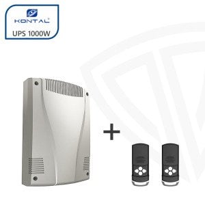 Kontal MFORCE 1000W Kepenk UPS + 2 Ad Rolan4S Set