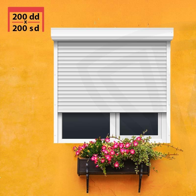200x200cm 39luk Alüm. Pencere Panjuru Set