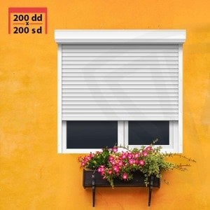 200x200cm 39luk Alüm. Pencere Panjuru Set