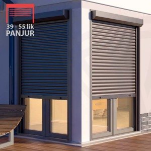250x250cm 55lik Alüm. Pencere Panjuru Set