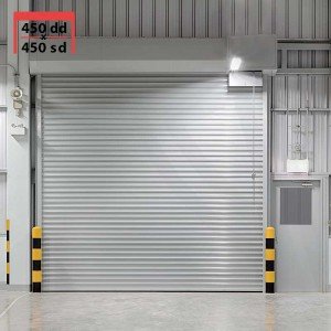 450x450cm 120lik 0,8mm Zincirli Motorlu Çelik Kepenk Seti