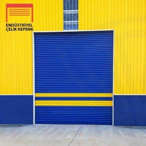 500x500cm 120lik 0,8mm Zincirli Motorlu Çelik Kepenk Seti