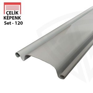500x500cm 120lik 0,8mm Zincirli Motorlu Çelik Kepenk Seti