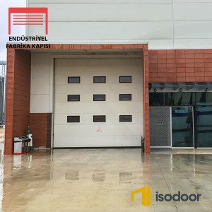 350x400cm İsodoor Endüstriyel Fabrika Kapısı (Motorsuz)