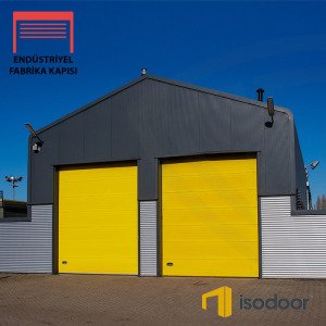 350x400cm İsodoor Endüstriyel Fabrika Kapısı (Motorsuz)