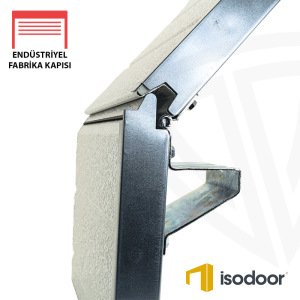 350x400cm İsodoor Endüstriyel Fabrika Kapısı (Motorsuz)