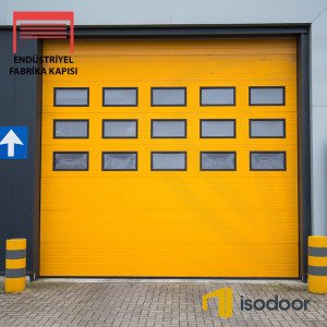 300x450cm İsodoor Endüstriyel Fabrika Kapısı (Motorsuz)