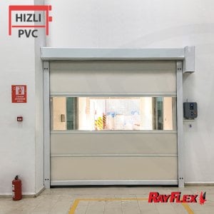 300x300cm Rayflex Uniroll Sarmal Tip Hızlı Pvc Kapı Seti