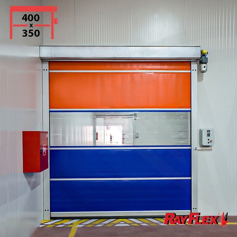 400x350cm Rayflex Uniroll Sarmal Tip Hızlı Pvc Kapı Seti